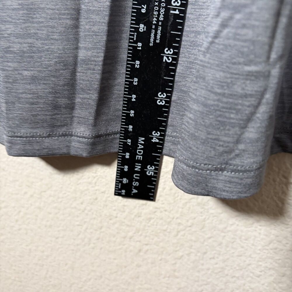Under Armour T-Shirt Men's 4XL Tall The Tech Tee Gray Short Sleeve V-Neck - Picture 5 of 7